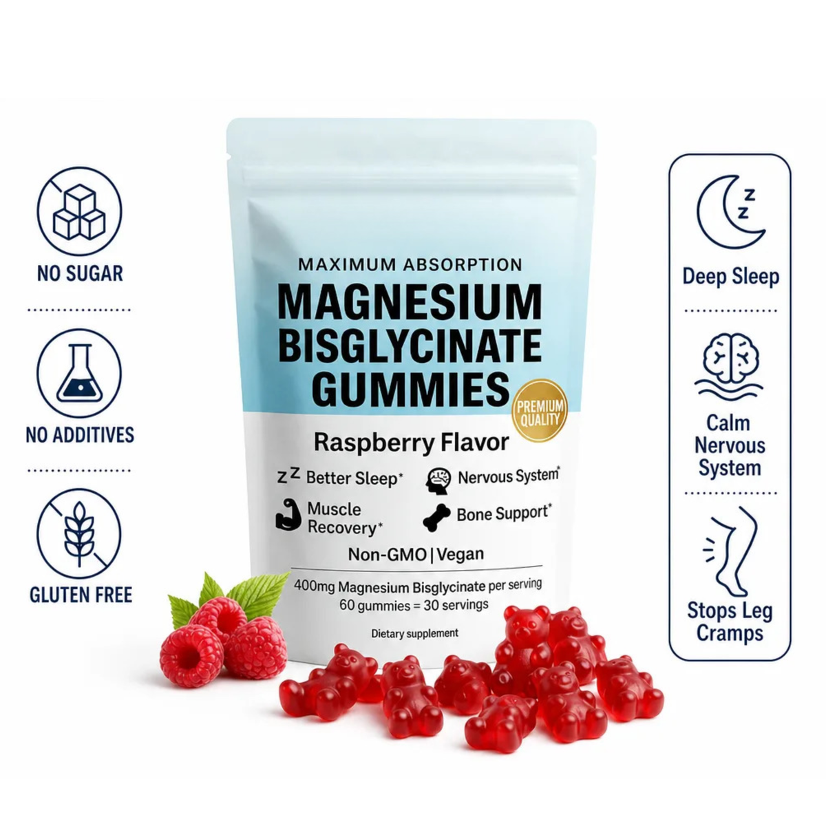 Peak  Magnesium Bisglycinate Gummies